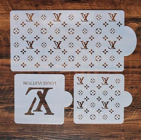 louis vuitton stencils amazon|Louis Vuitton stencils for painting.